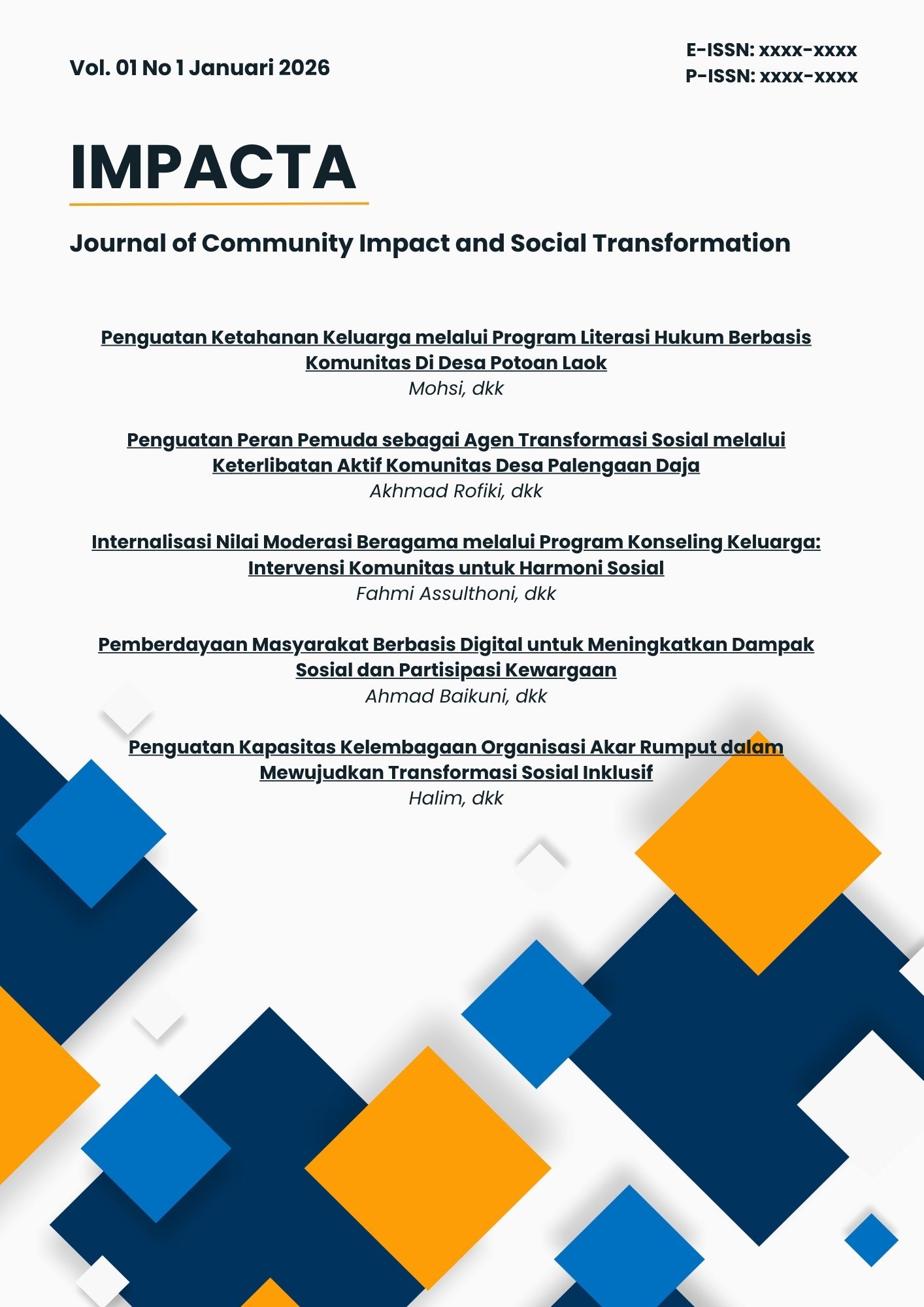 					View Vol. 1 No. 1 (2026)
				